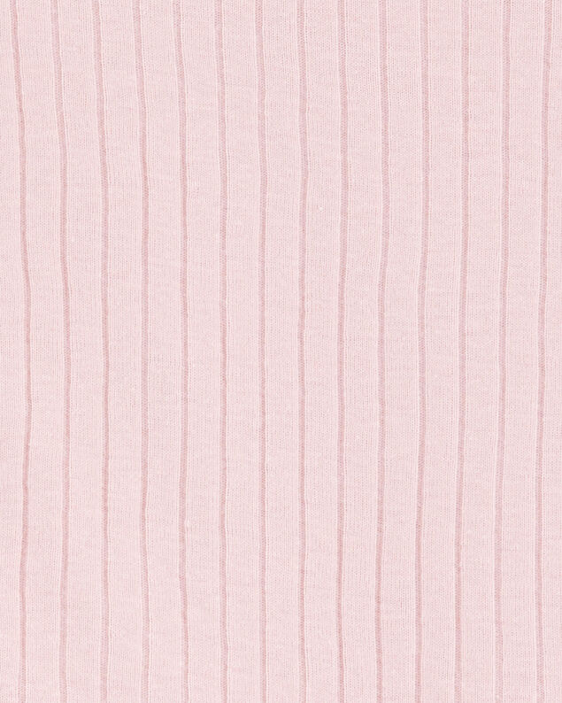 Product image 2 of Toddler Solid Ribbed Cotton Blend 2-Piece Pajamas - Pink
