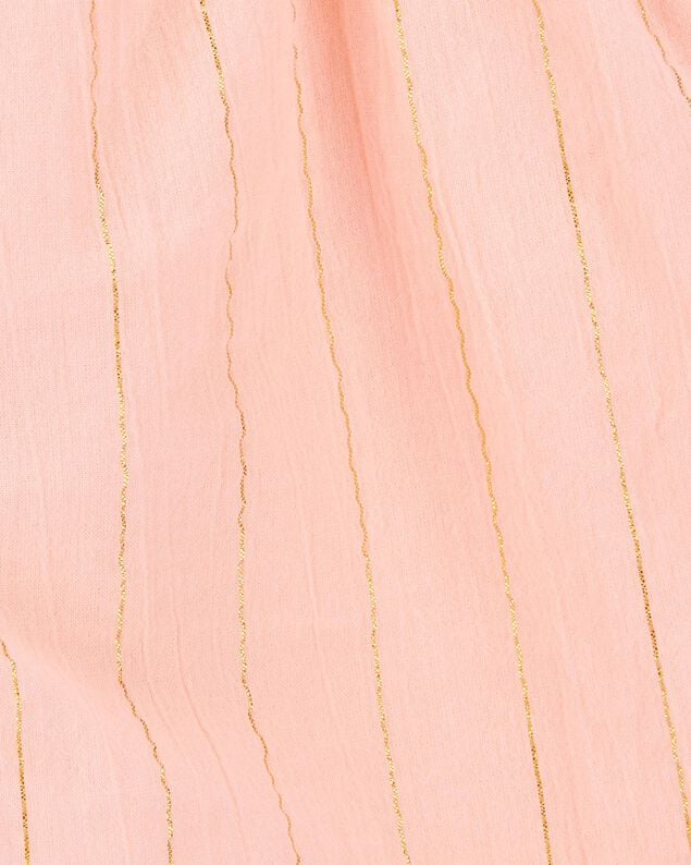 Product image 2 of Baby Boho Button-Up Crinkle Romper - Coral