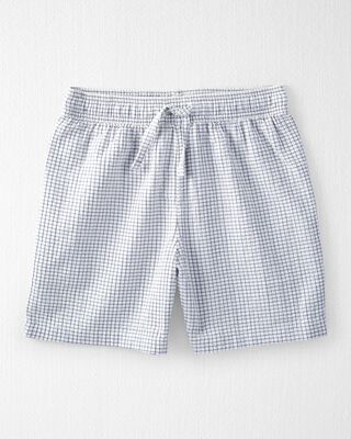 Product image 2 of Kid 2-Piece Organic Cotton Gauze Checkered-Print Set