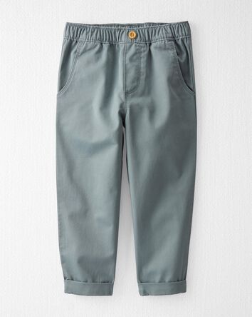 Toddler Organic Cotton Twill Pants in Slate