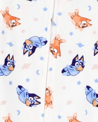 Product image 2 of Baby Bluey Snug Fit Cotton Footie 1-Piece Pajamas