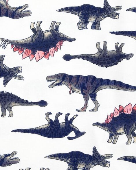 Product image 3 of Kid 4-Piece Dinosaur Cotton Pajamas