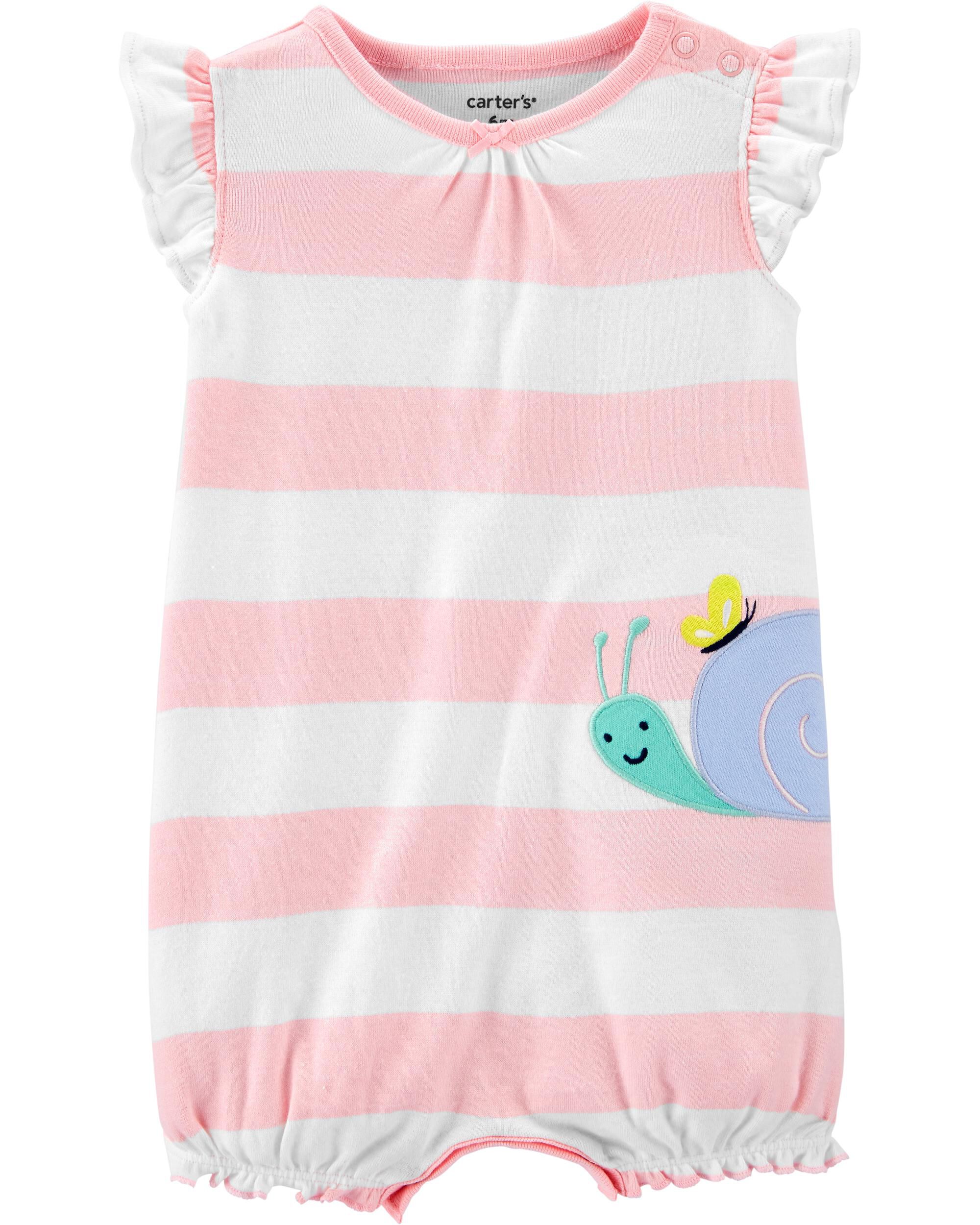 carters rompers girl