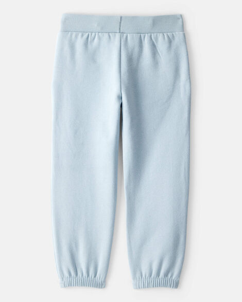 Product image 2 of Toddler Girl Cotton Joggers - Blue