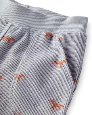 Product image 2 of Toddler Organic Cotton Waffle Knit Set in Shadow Fox Print