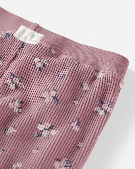 Product image 2 of Toddler Waffle Knit Set Made with Organic Cotton in Floral Bouquet