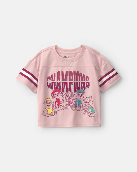 toddler girl paw patrol® short-sleeve jersey - pink