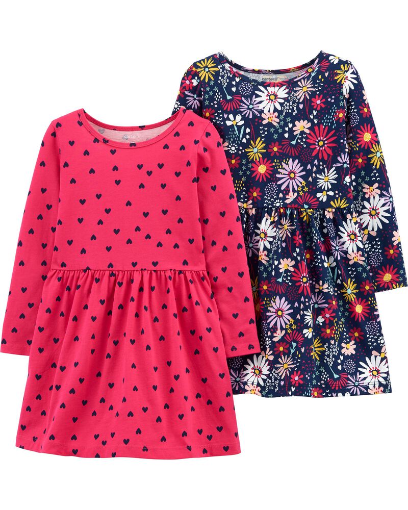 Multi Toddler 2Pack Jersey Dresses
