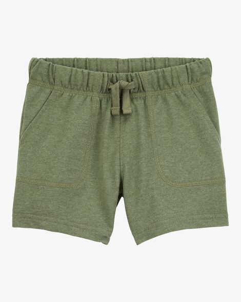  Product image 1 of Toddler Pull-On French Terry Shorts - Green
