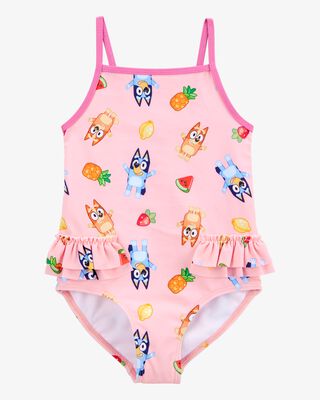 Product image 1 of Toddler Bluey™ 1-Piece Swimsuit - Pink