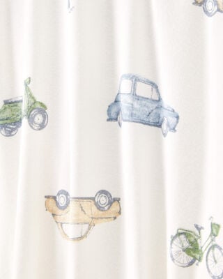 Product image 2 of Toddler Car Print PurelySoft 2-Piece Pajamas - Ivory