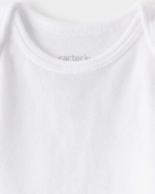 Product image 2 of Baby 5-Pack Sleeveless Bodysuits - White
