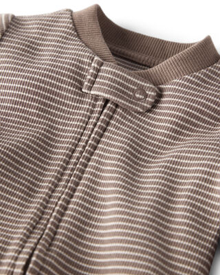 Product image 2 of Baby Organic Cotton Sleep & Play in Brown Stripes