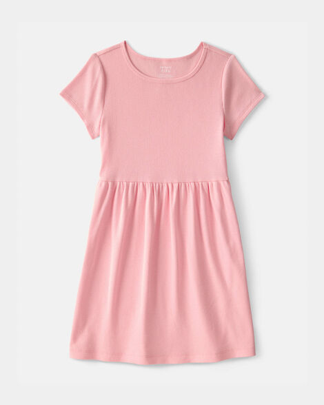 Girls Solid Color Dresses
