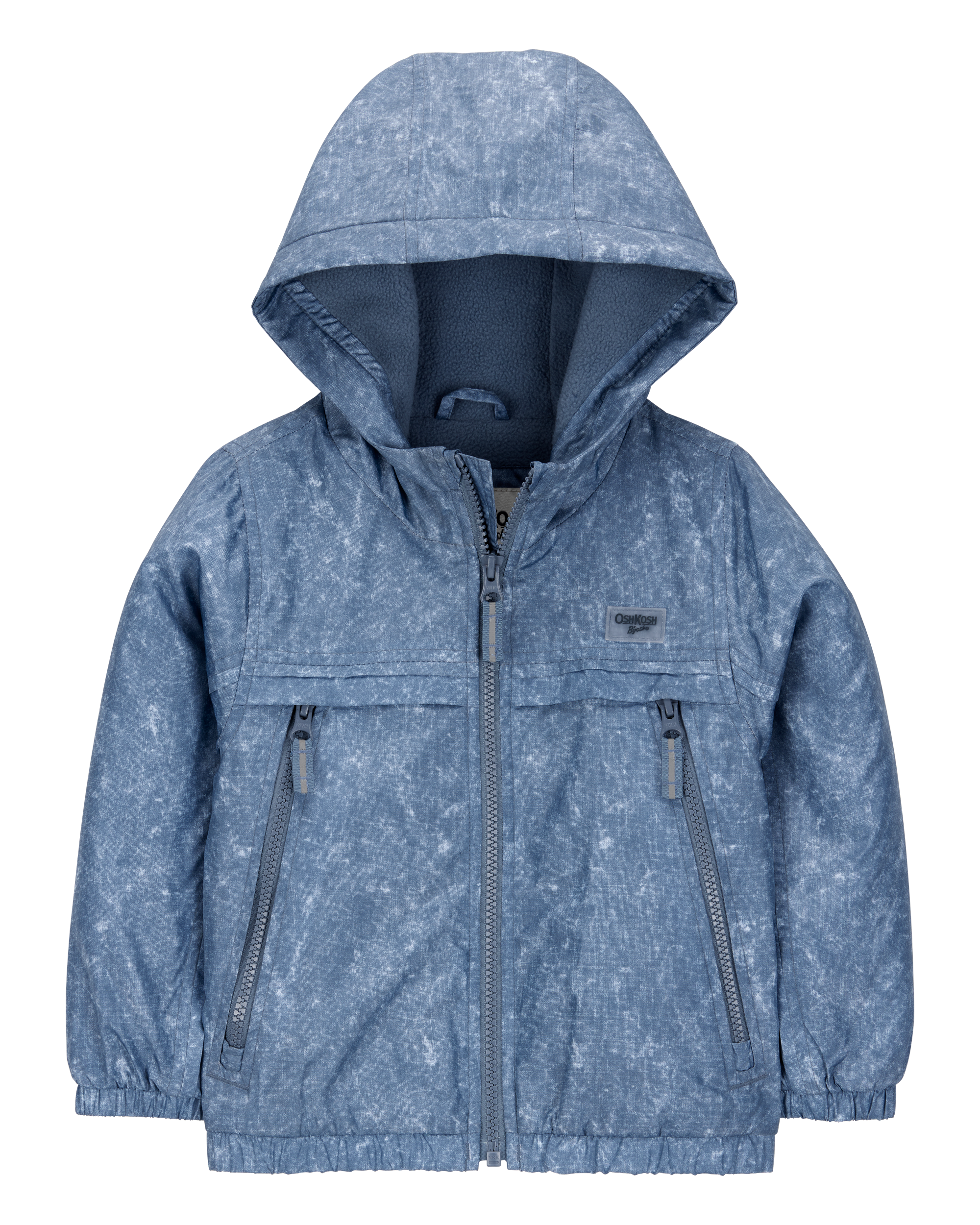Toddler Boy Fleece-Lined Midweight Jacket - Blue