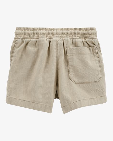  Product image 4 of Toddler Pull-On Twill Shorts - Khaki