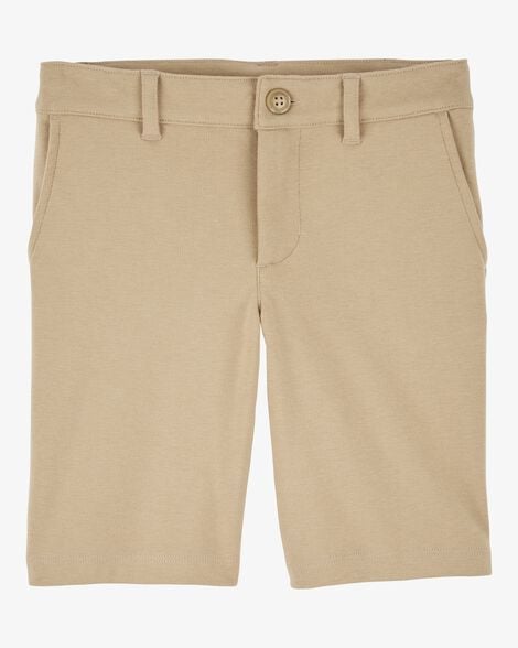Product image 2 of Kid 2-Pack Ponte Knit Uniform Shorts