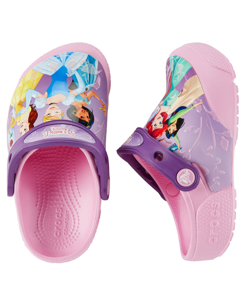 crocs kids girls on Crocs Fun Lab Lights Princess Clogs Carters Com