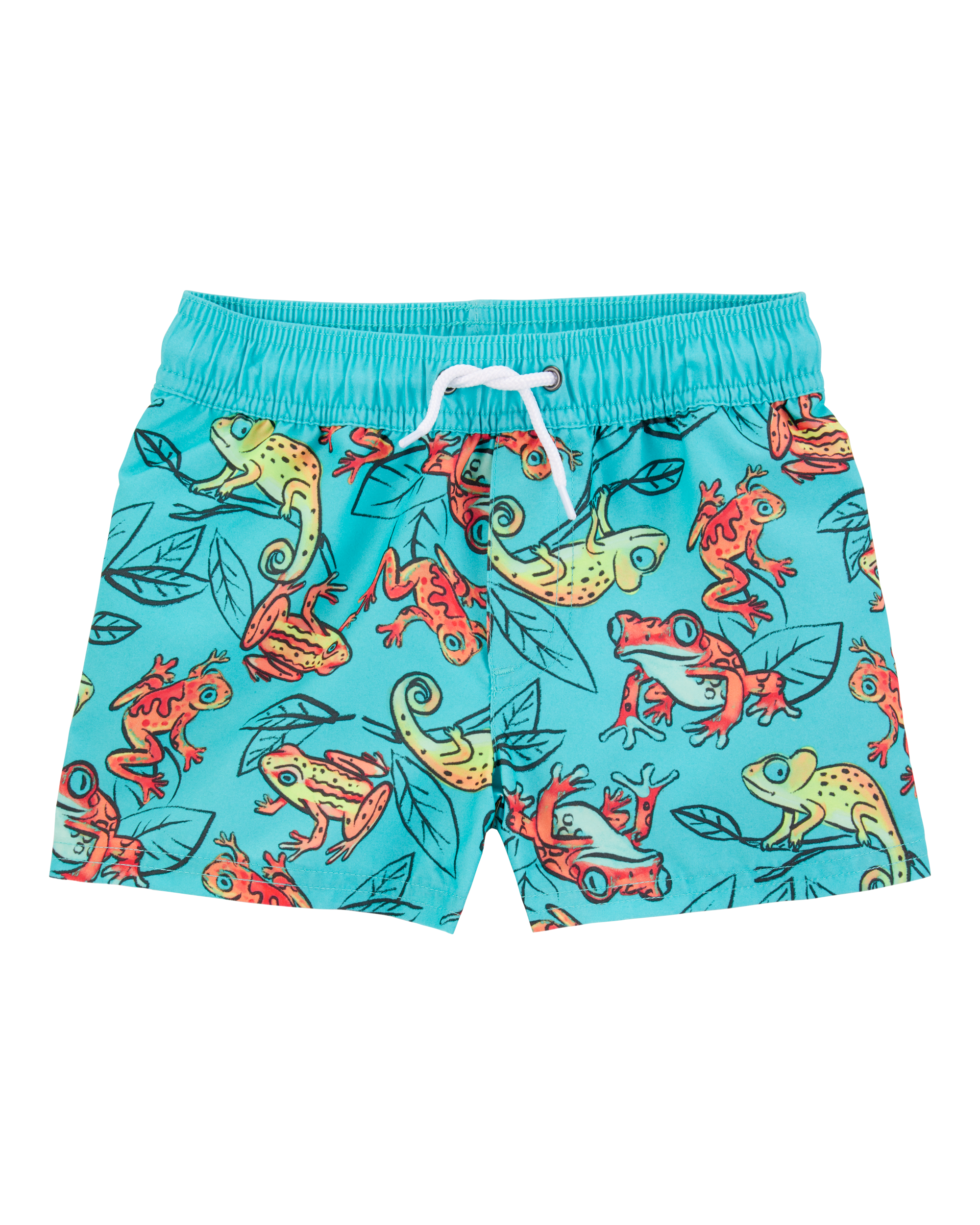 Toddler Boy Iguana Swim Trunks