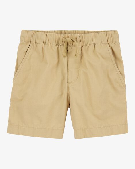  Product image 1 of Kid Pull-On Poplin Shorts - Khaki