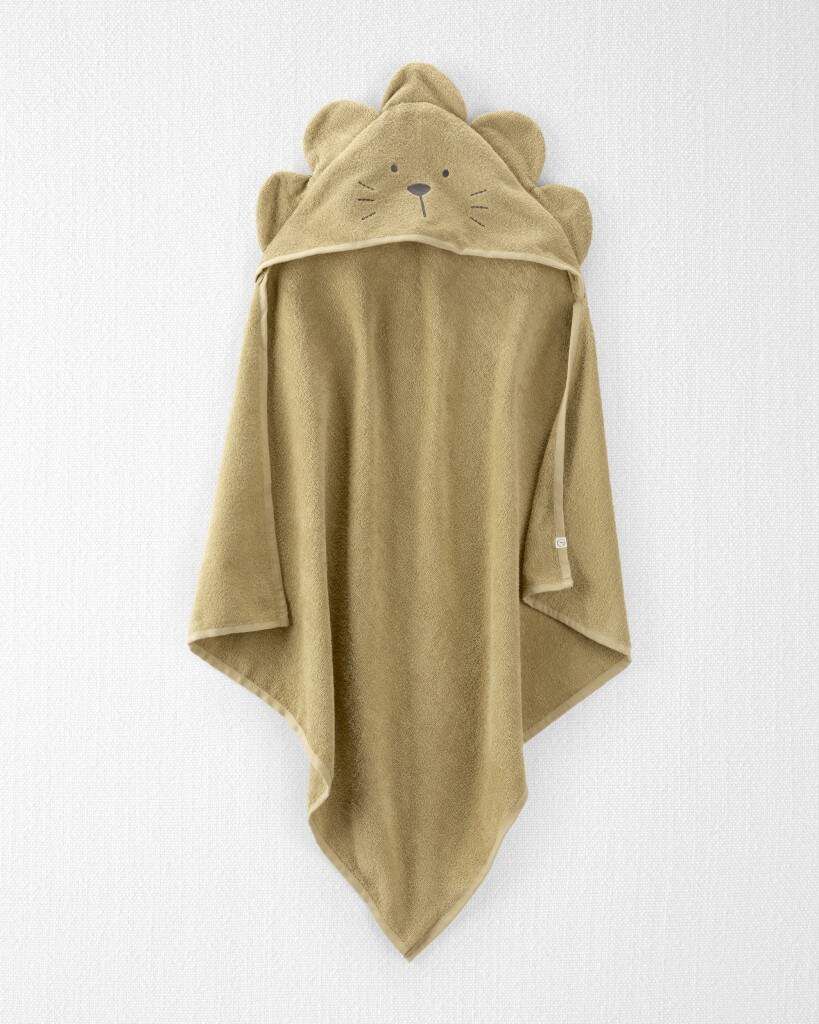Little Planet Baby Organic Cotton Towel One Size Camp Khaki 9$