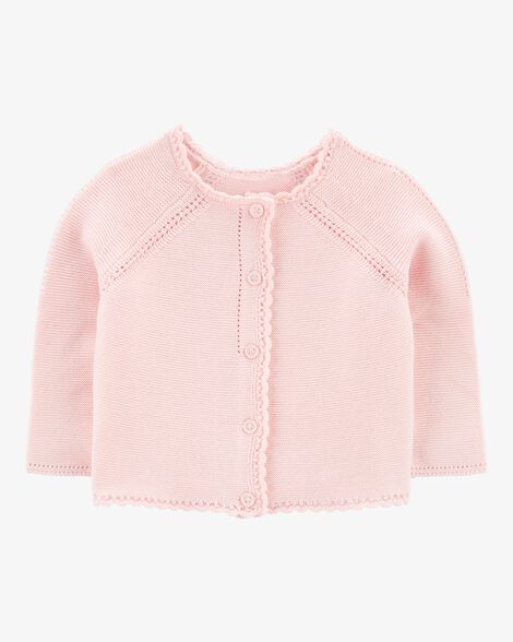  Product image 1 of Baby Scalloped Sweater Knit Cardigan