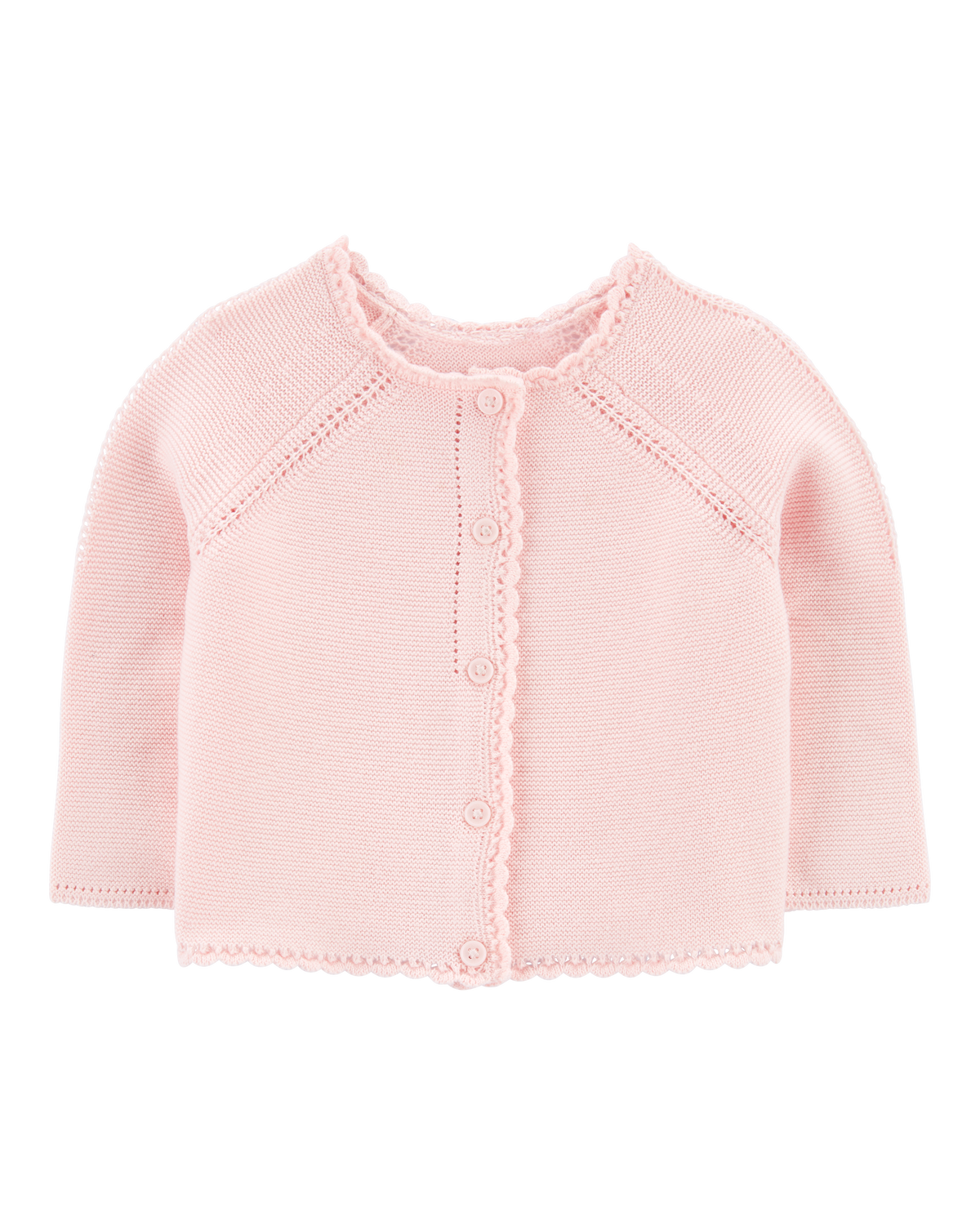 Baby Scalloped Sweater Knit Cardigan - OshKosh | Carter's