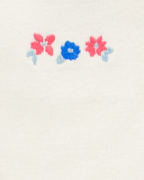 Baby 3-Piece Floral Little Diaper Cover Set
