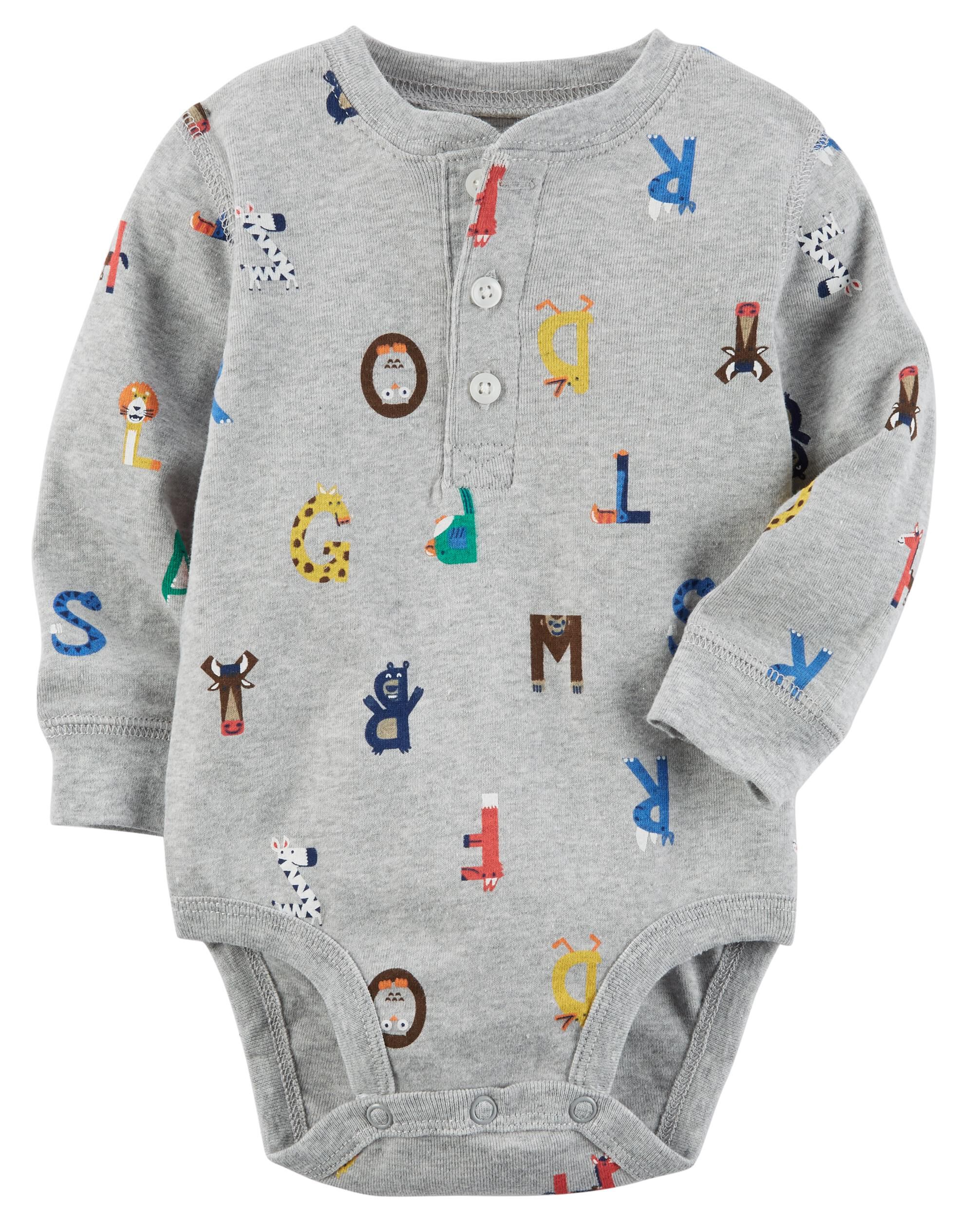 carters mitten cuff onesie