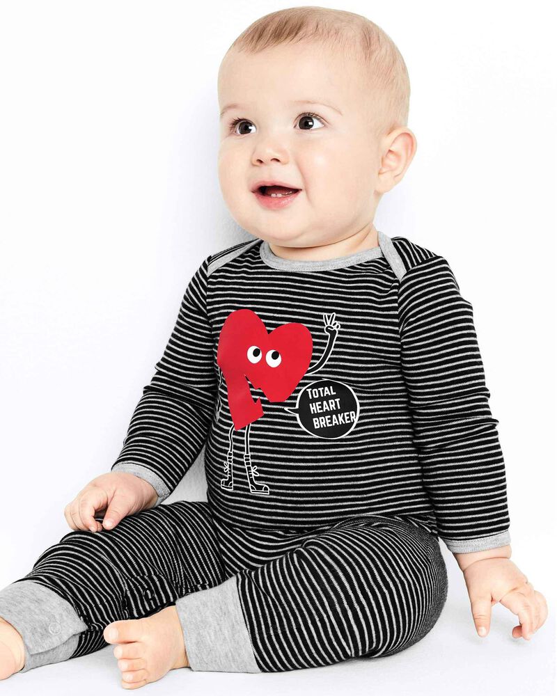 Valentine S Day Striped Jumpsuit Carters Com