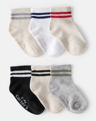 Product image 1 of Toddler Boy 6-Pack Ankle Socks