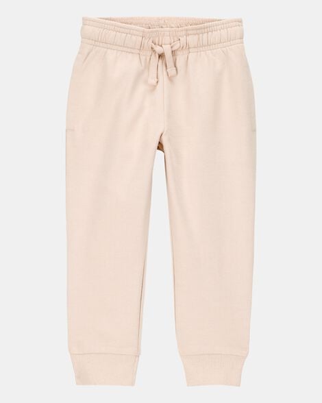 toddler boy pull-on drawstring joggers - khaki