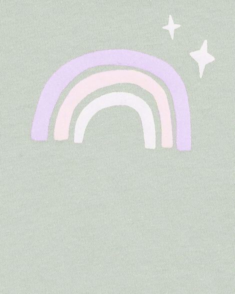  Product image 3 of Toddler Rainbow Short-Sleeve Graphic Tee - Olive