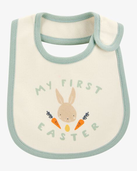  Product image 1 of Baby My First Easter Teething Bib - Cream