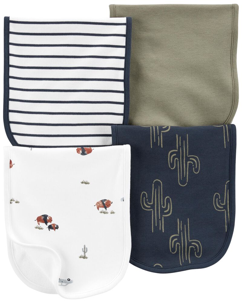 Baby Multi 4-Pack Burp Cloths | carters.com