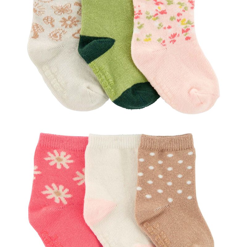 Multi Baby 6Pack Crew Socks