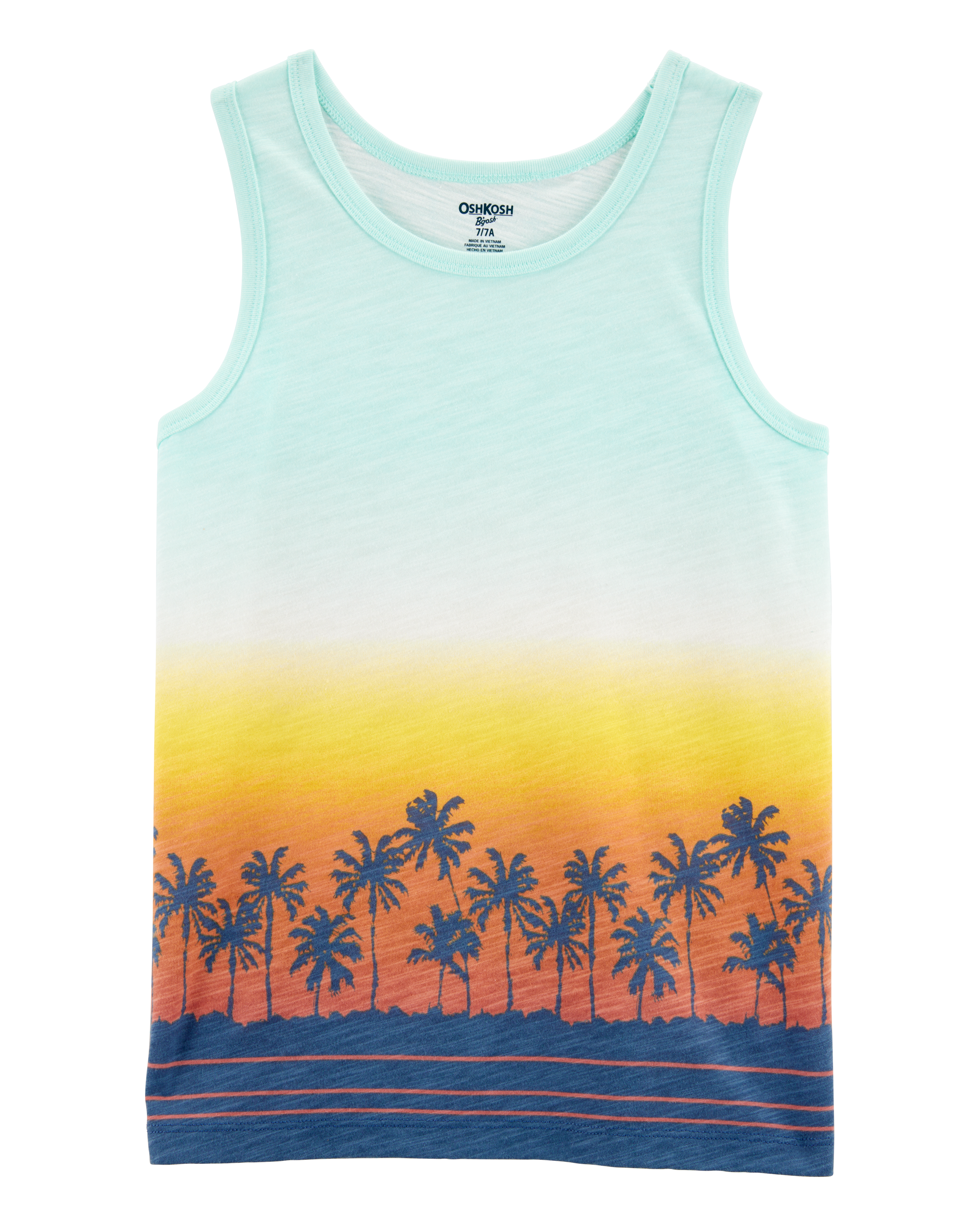 Boys Palm Tree Print Tank