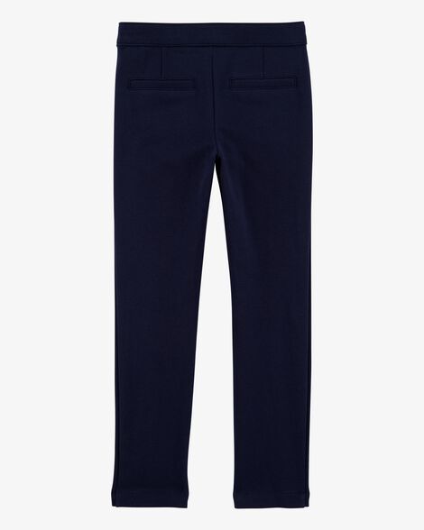  Product image 2 of Kid Ponte Knit Uniform Pants - Navy