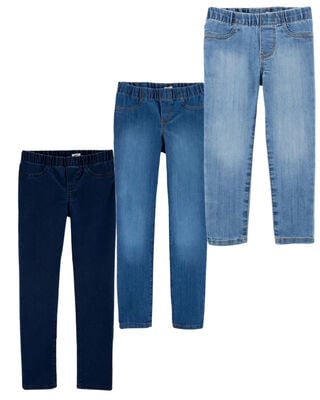 Product image 1 of Kid 3-Pack Multi-Wash Skinny-Leg Jeggings Set