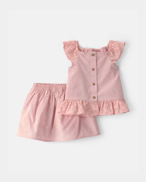 girls matching holiday dresses Keahi Dress / Plum main image 0