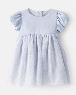 Baby Girl Sleeveless Occasion Dress - Gold