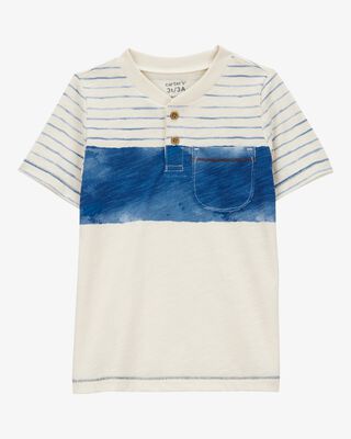 Product image 1 of Baby Colorblock Short-Sleeve Henley