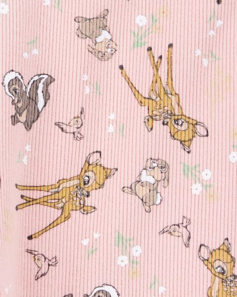 Product image 5 of Toddler 2-Piece Bambi Flutter-Sleeve & Bike Short Set - Pink