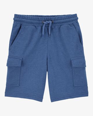 Product image 1 of Kid Pull-On Knit Cargo Shorts - Blue