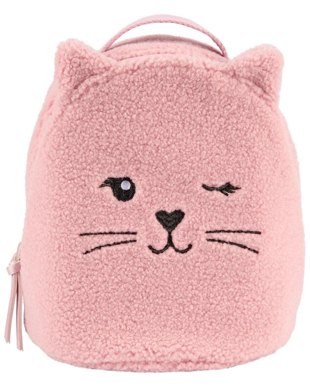 Product image 1 of Girls OshKosh Sherpa Cat Mini Backpack