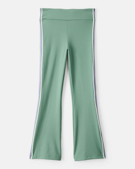 Product image 2 of Girls Knit Flare Active Pants - Green