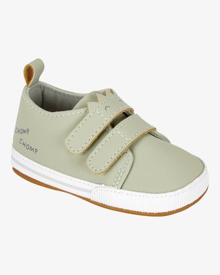 Product image 1 of Baby Dinosaur Slip-On Shoes - Olive