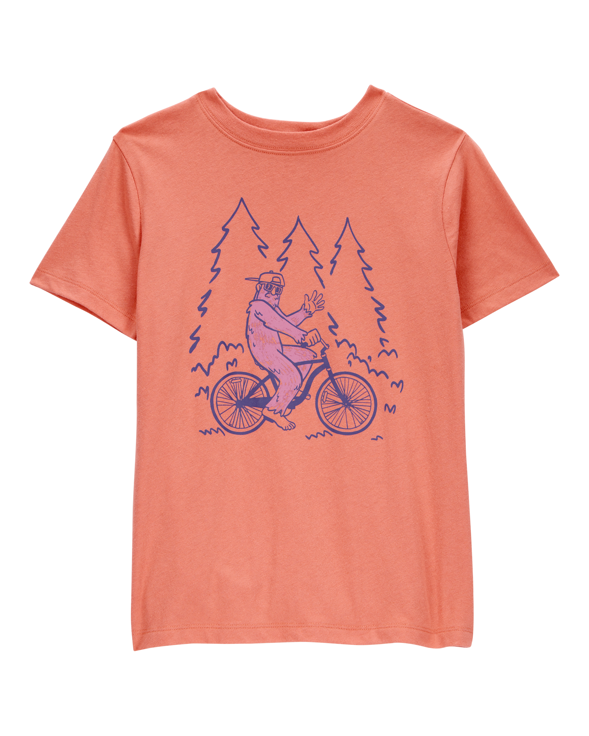 Kid Big Foot Short-Sleeve Graphic Tee - Orange