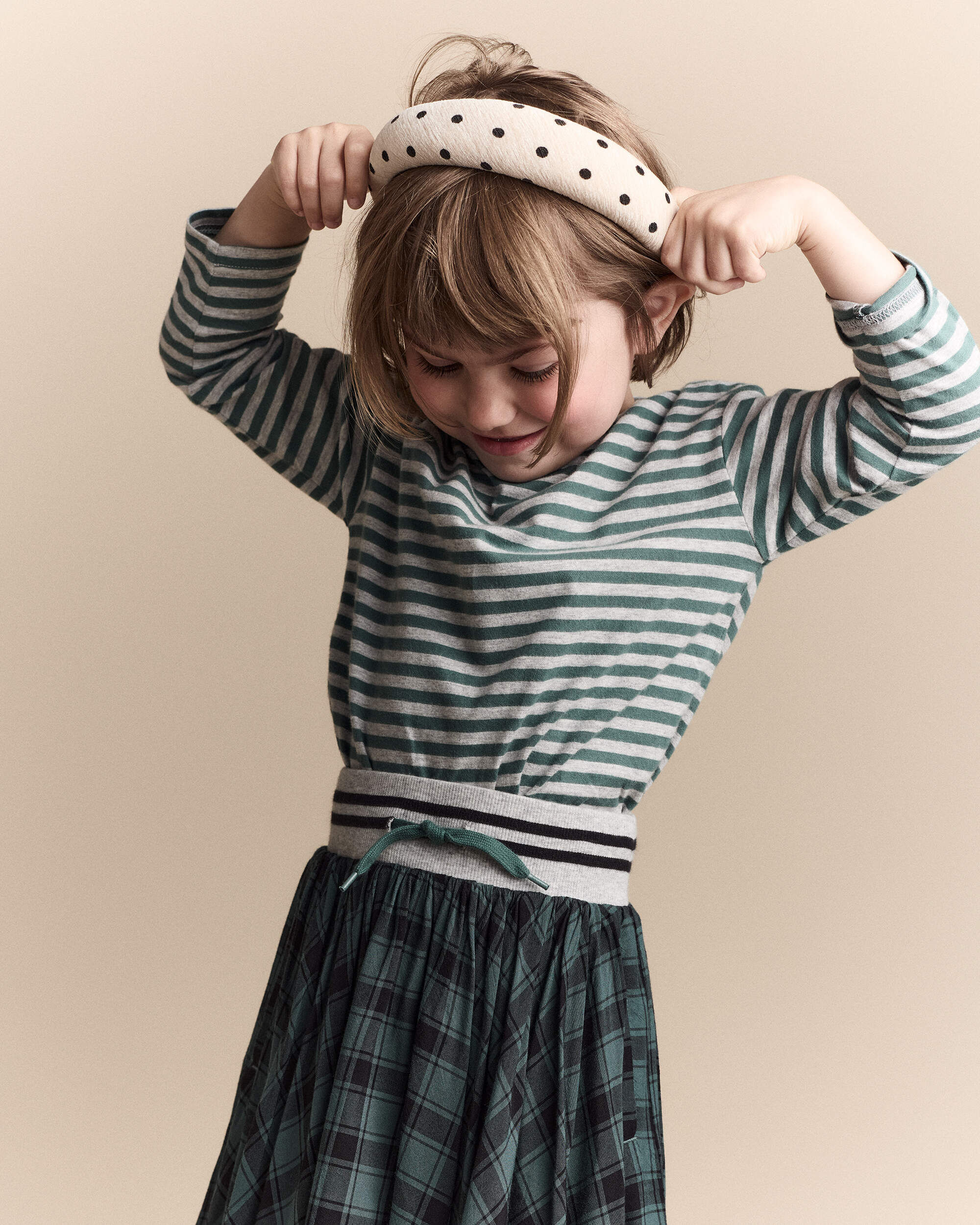 Otter Avenue Toddler Boys Striped Long-Sleeve Relaxed Tee - GreenHeather Grey 18M GreenHeather Grey 12$