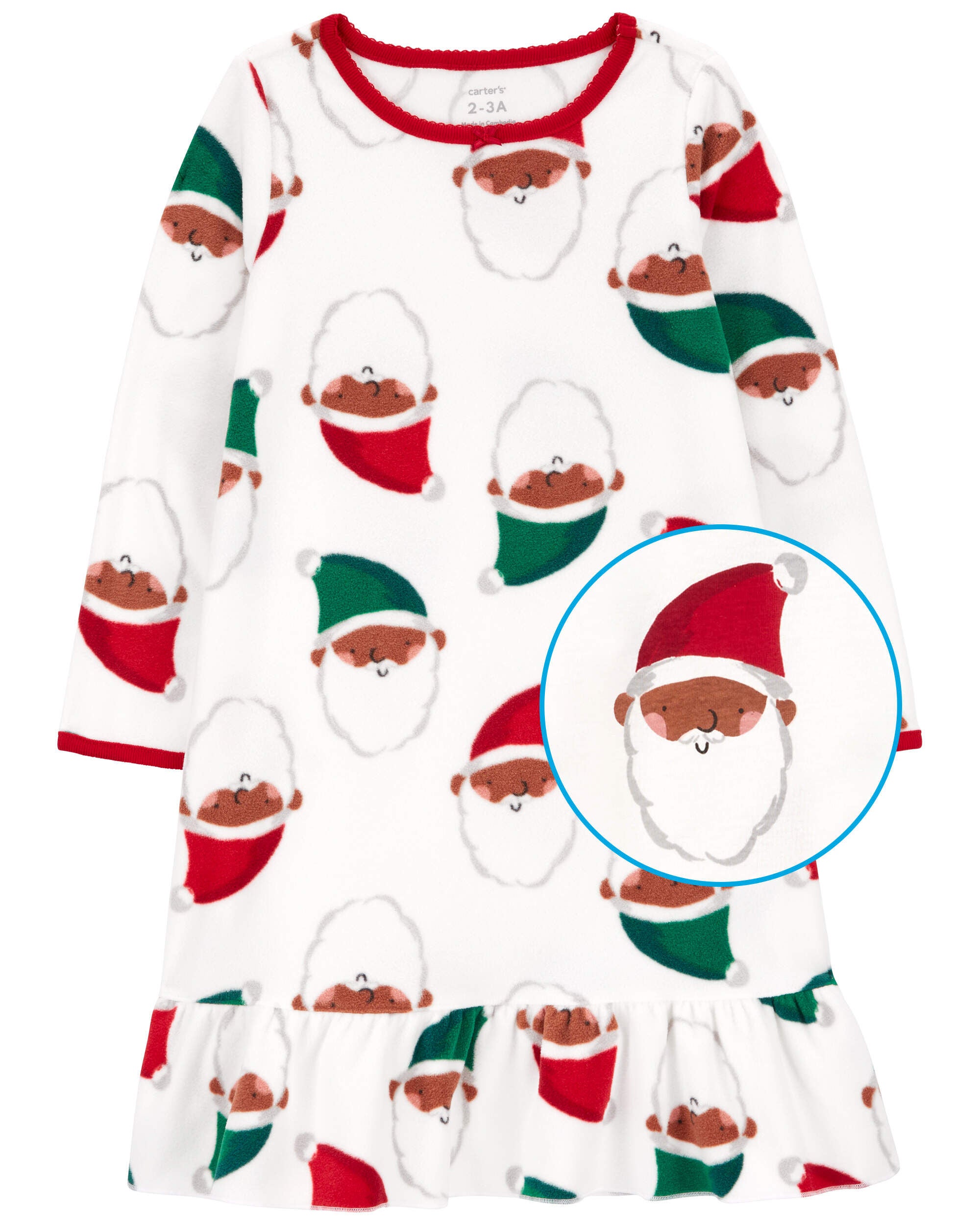 Carters fleece nightgown best sale